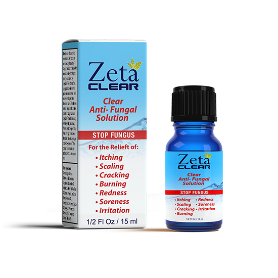 ZetaClear topical nail solution box and bottle