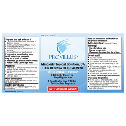 Provillus for Men label